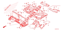 UNDER SEAT BODYWORK for Honda PIONEER 520 M2 2024