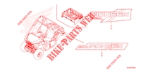 STICKERS for Honda PIONEER 520 M2 2023