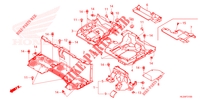 UNDER SEAT BODYWORK for Honda PIONEER 520 M2 2023