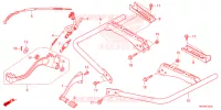 PEDAL   FOOT REST for Honda FOURTRAX 520 FOREMAN 4X4 BASE 2024