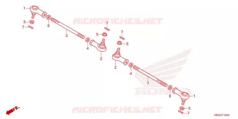 TIE ROD Honda ATV 520 FOURTRAX 2024  TRX520FM6R
