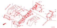 REAR FENDER for Honda PIONEER 520 M2 2023 2023