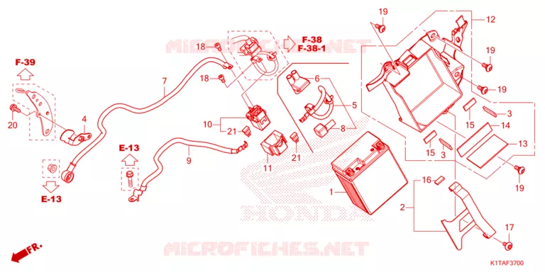 BATTERY Honda MOTO 300 CRF 2023  CRF300LRP