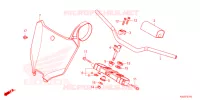 HANDLEBAR   TRIPLE CLAMP   STEERING STEM for Honda CRF 250 R 2024