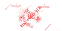 STICKERS for Honda CRF 450 R 2024
