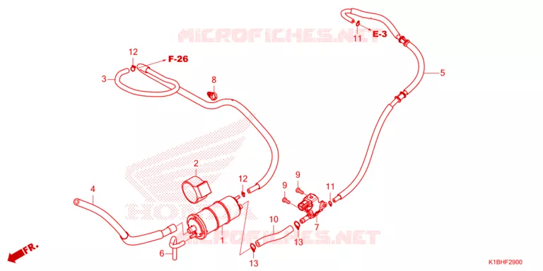 GAS RECYCLING SYSTEM Honda SCOOTER 350 FORZA 2024  NSS350AP_2TH