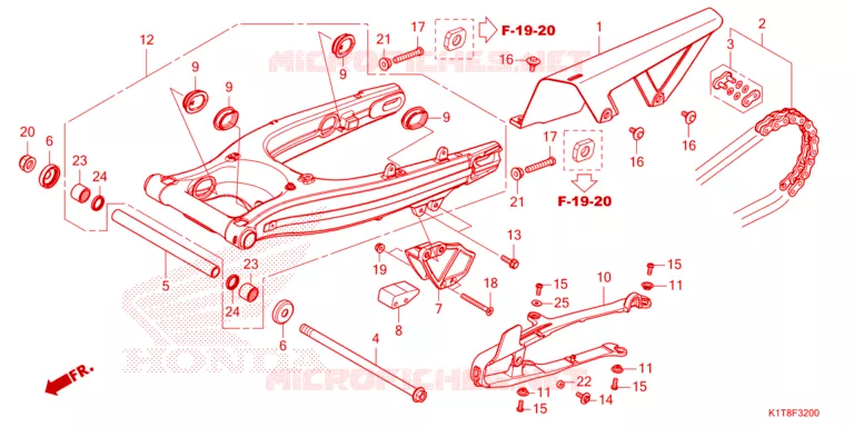 SWING ARM Honda MOTO 300 CRF 2023  CRF300LDP