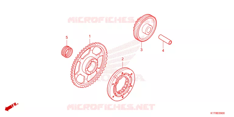 STARTER MOTOR CLUTCH Honda MOTO 300 CRF 2023  CRF300LDP