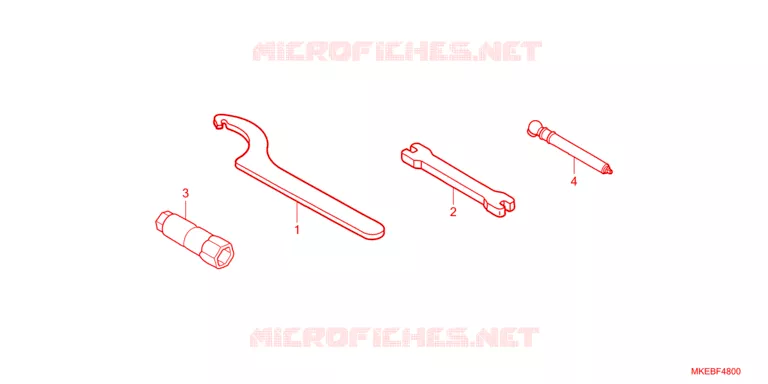 TOOL Honda MOTO 450 CRF 2023  CRF450RP