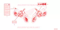 CAUTION LABEL for Honda CRF 250 RX 2024