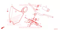 HANDLEBAR   TRIPLE CLAMP   STEERING STEM for Honda CRF 250 RX 2024