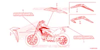 STICKERS for Honda CRF 110 2024