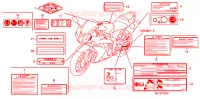 CAUTION LABEL for Honda CBR 600 RR 2007