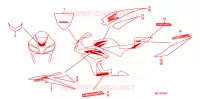 STICKERS for Honda CBR 600 RR 2007