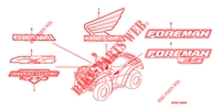 STICKERS for Honda FOURTRAX 500 FOREMAN 4X4 Electric Shift, Power Steering 2007