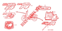 STICKERS for Honda LITTLE CUB 50 2000