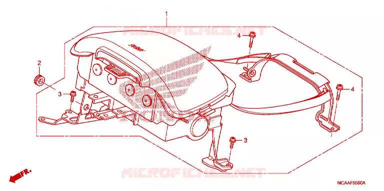 AIRBAG MODULE Honda MOTO 1800 GOLD-WING 2009  GL18009