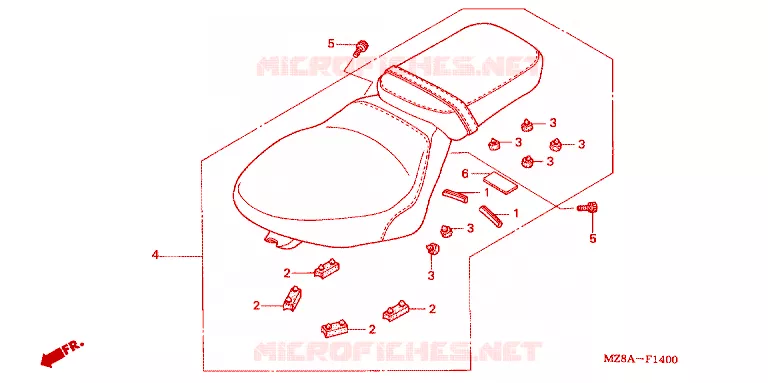 SEAT Honda MOTO 600 SHADOW 2003  VT600CD3