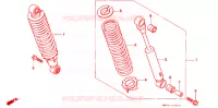 REAR SHOCK ABSORBER for Honda CB 750 NIGHTHAWK 1998