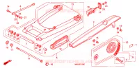 SWING ARM for Honda CB 750 NIGHTHAWK 1998