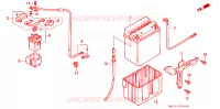 BATTERY for Honda CB 750 NIGHTHAWK 1999