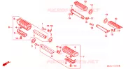 FOOTREST for Honda CB 750 NIGHTHAWK 1999