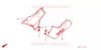 SIDE COVERS for Honda CB 750 NIGHTHAWK 1999