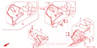 LOWER COWL for Honda CBR 600 F4 2003