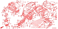 TRUNK BOX for Honda GL 1800 GOLD WING NAVI 2013