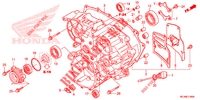REAR TRANSMISSION CASE for Honda GL 1800 GOLD WING ABS NAVI 2014