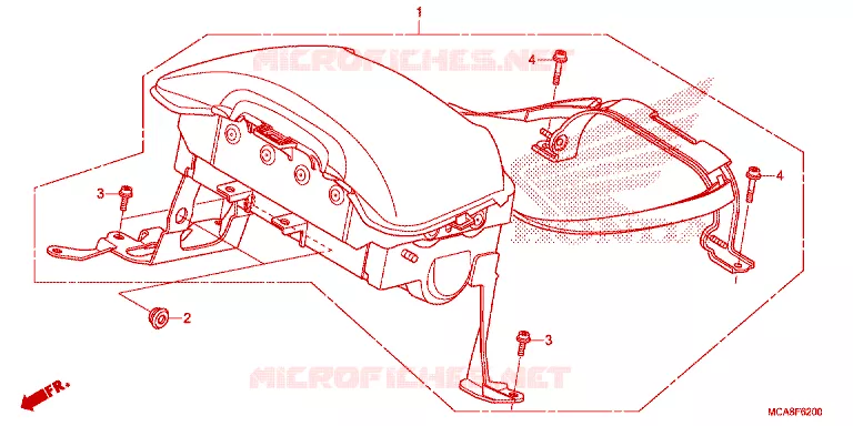 AIRBAG MODULE Honda MOTO 1800 GOLD-WING 2016  GL1800G