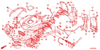 FRONT FENDER for Honda TRX 500 RUBICON Hydrostatic CANADIAN TRAIL EDITION 2012