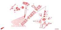 STEERING SHAFT for Honda TRX 500 RUBICON Hydrostatic CANADIAN TRAIL EDITION 2012