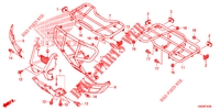 CARRIER for Honda FOURTRAX 500 FOREMAN RUBICON Hydrostatic 2014