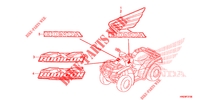 STICKERS for Honda FOURTRAX 500 RUBICON PS 2012