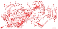 FRONT FENDER for Honda FOURTRAX 500 FOREMAN RUBICON Power Steering 2013