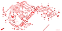 CARRIER for Honda FOURTRAX 500 FOREMAN RUBICON Power Steering 2014