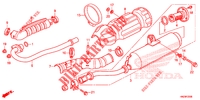 EXHAUST MUFFLER for Honda FOURTRAX 500 FOREMAN RUBICON Power Steering 2014
