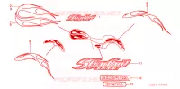 STICKERS for Honda VT 1100 SHADOW C2 SABRE 2002