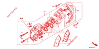 FRONT BRAKE CALIPER for Honda SHADOW VT 750 PHANTOM 2014