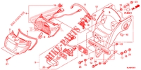 TAILLIGHT for Honda SHADOW VT 750 PHANTOM 2014