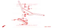 HANDLEBAR   TRIPLE CLAMP   STEERING STEM for Honda XR 650 R 2004