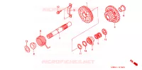 KICKSTARTER AXLE for Honda XR 650 R 2004