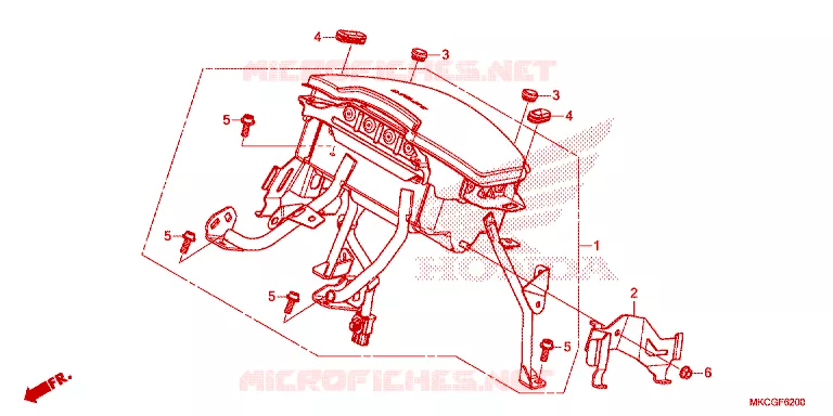 AIRBAG MODULE Honda MOTO 1800 GOLD-WING 2020  GL1800DAL