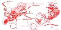 STICKERS for Honda GL 1800 GOLD WING TOUR DCT 2020