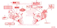 CAUTION LABEL for Honda VFR 800 F 2016