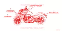 STICKERS for Honda CTX 700 N ABS 2015