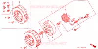 ALTERNATOR for Honda LEAD 90 SILVER 1993