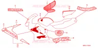 STICKERS for Honda VFR 800 1999