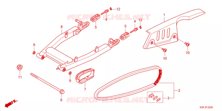 SWING ARM Honda MOTO 125 MONKEY 2022  Z125MAN